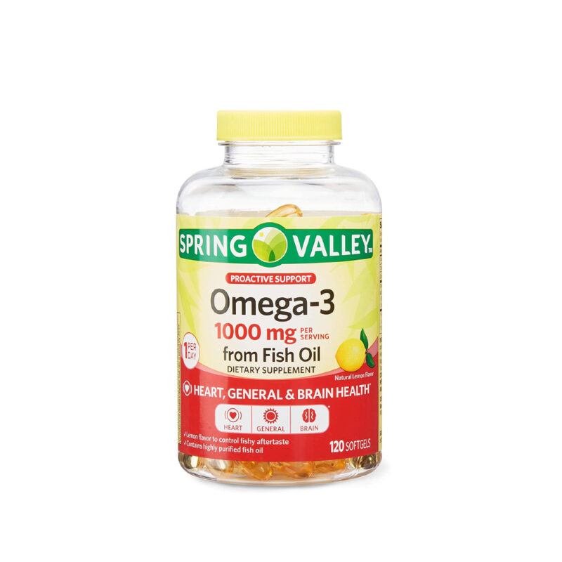 SPRING VALLEY Omega 3 Fish Oil 180 Vi n H NG CHANH T NHI N spring-valley-omega-3-fish-oil-180-vi-n-h-ng-chanh-t-nhi-n