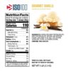 nutrition fact iso 100