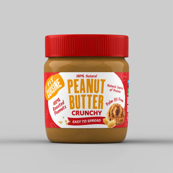 Bơ đậu phộng FIT CUISINE Peanut Butter Crunchy 350g