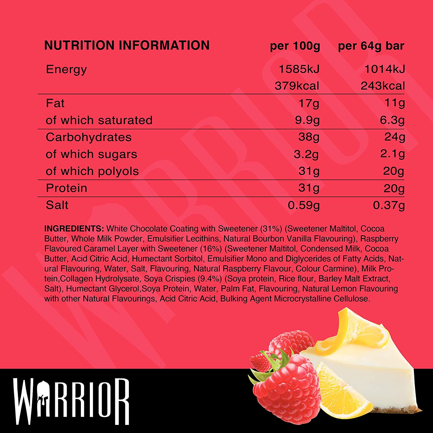 Warrior Crunch Protein bar 12 thanh - WheyPlus