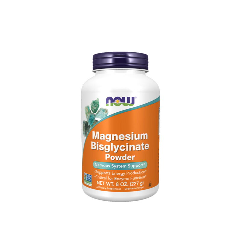 NOW Foods Magnesium Bisglycinate Powder 8oz (227g) (FREESHIP) WheyPlus