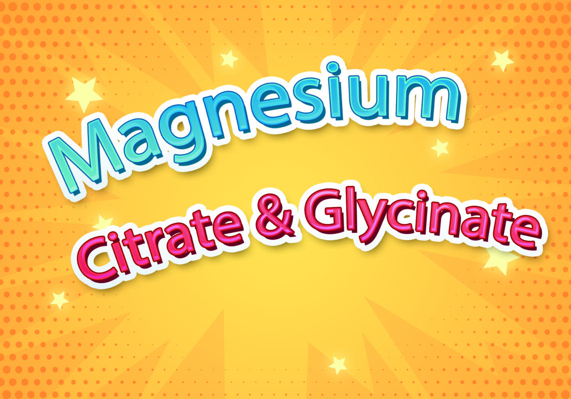 magnesium citrate và magnesium glycinate