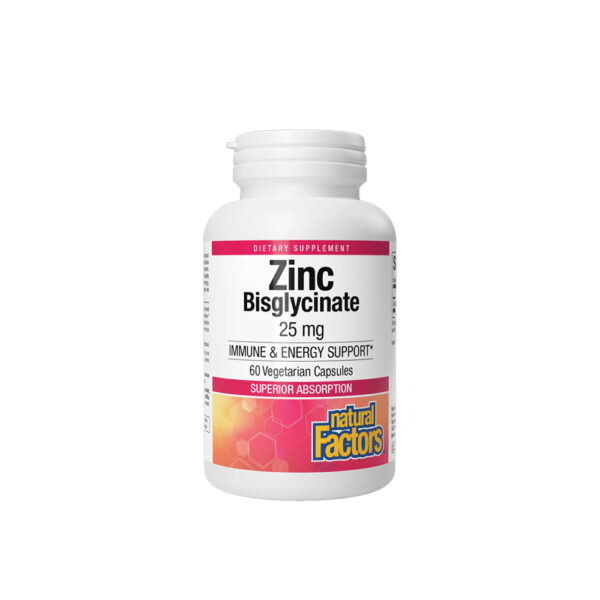 Natural Factors Zinc Bisglycinate 25mg 60 viên