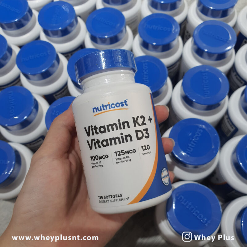Nutricost Vitamin K2+D3 120 viên WheyPlus