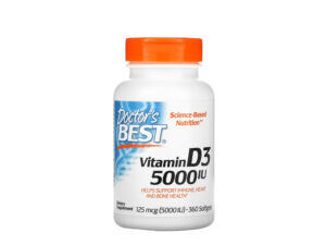Doctor’s Best Vitamin D3 125 mcg (5,000 IU) 360 viên
