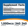 fact Nutricost Vitamin B12 240 viên