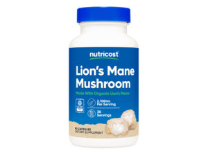Nutricost Made With Organic Lion's Mane mushroom