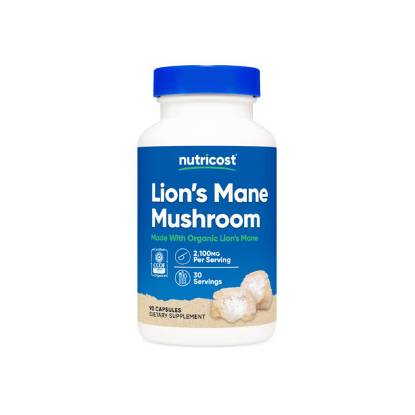 Nutricost Made With Organic Lion's Mane mushroom