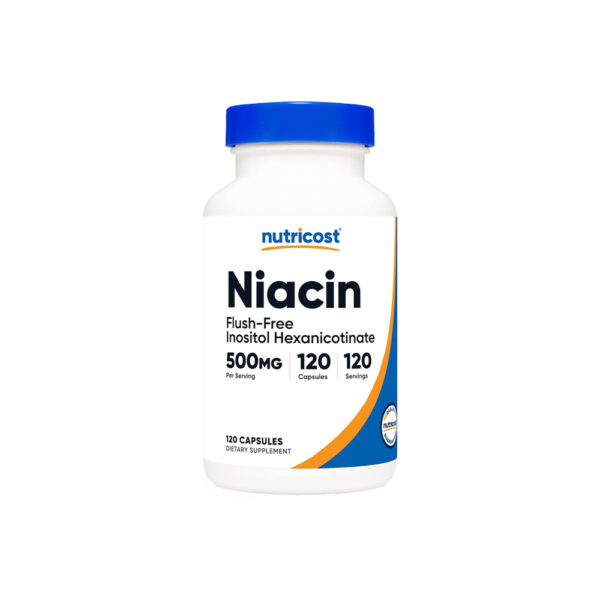 Nutricost Niacin (as Inositol Hexanicotinate) 120 viên – Vitamin B3