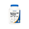 Nutricost Betaine HCI + Pepsin